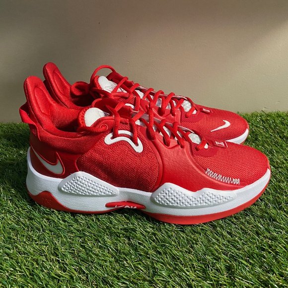 Mens Nike PG 5 TB Promo University Red White DM5045-603 Paul George Size 8.5 NEW main image 7